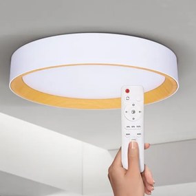 Plafonieră LED dimabilă Brilagi LARIOS LED/60W/230V 3000-6500K ø 49 cm alb + telecomandă