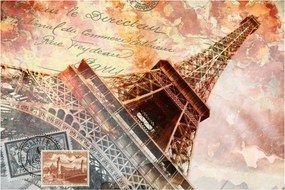 Tablou - Turnul Eiffel în stil vintage (90x60 cm)