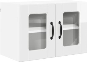 vidaXL Dulap de bucătărie Alb lucios 60 x 31 x 40 cm Lemn compozit