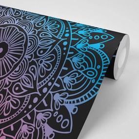 Tapet Mandala pe fundal întunecat