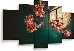 Tablou - Sakura în luna plină (150x105 cm)