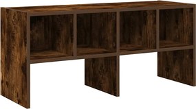 vidaXL Suport pantofi stivuibil Stejar afumat 89,5x30x40 cm