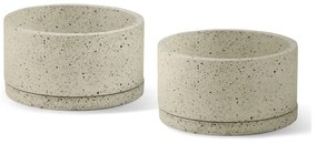 Ghivece 2 buc. din beton ø 30 cm Terrazzo – Bonami Selection