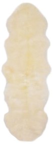 vidaXL Covor din piele de oaie, alb, 60 x 180 cm