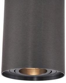 Spot modern integrat, metal gri-inchis, GU10, 50mm, inclinabil - Rondoo Up