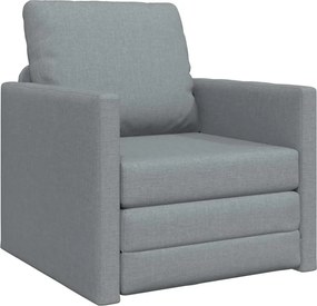 vidaXL Pat canapea 60cm Gri deschis țesătură