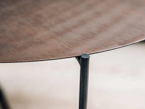 Masuta de cafea BRIVIO din metal maro