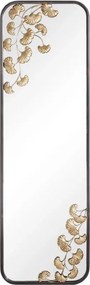 Oglinda decorativa HOJAS NEGRO-ORO, 55,5x175cm SX-151386