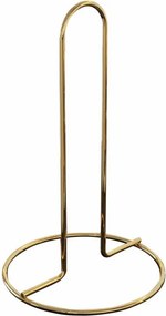 Suport servetele HAVLU, auriu, metal, 15x28 cm