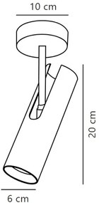 Spot DFTP by Nordlux MIB 1xGU10/8W/230V alb