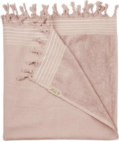 Prosop de plaja WALRA roz 90 x 180 cm, 100% bumbac