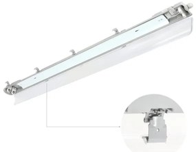 Corp de iluminat fluorescent industrial HERMIC T8 2xG13/18W/230V IP65