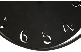 Ceas de perete Mauro Ferretti Circle, ⌀ 60 cm, negru