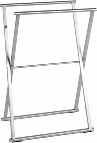 Wenko Suport pliabil pentru prosoape LAVA –argintiu