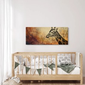Tablou - Girafă, pictură (120x50 cm)
