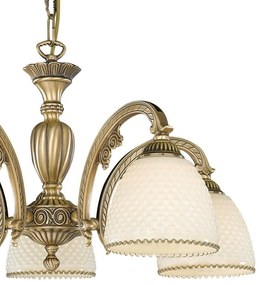 Candelabru din alama 5 brate design italian 7005