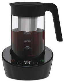 Extractor pentru prepararea rapidă a cafelei și ceaiului la rece Instant Pot Cold Brewer 140624501EU, 600 W, 950 ml, FlashExtract, timp de extracție între 5 și 30 de minute, ecran tactil, fără BPA/PFOA/PTFE, negru