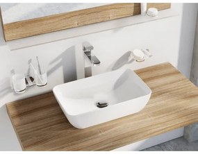 Ravak XJX01150001 - Lavoar UNI SLIM 50x31 cm pentru montare pe blat, ceramică/alb