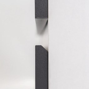 Dulap inferior Vario Forte 80 cu lavoar alb-antracit
