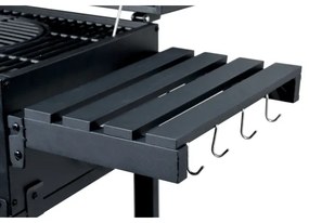 Grătar negru cu cărbuni