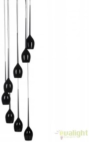 Lustra moderna Izza 8 Black