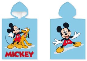 Disney Mickey Pluto poncho prosop de plajă 50x100 cm