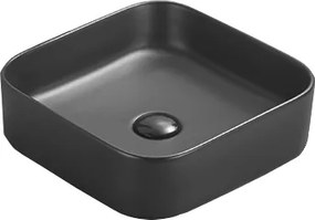 Mexen Vena chiuvetă de blat 37 x 37 cm, negru mat - 22193785