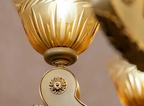 Candelabru 8 brate LUX realizat manual Eden