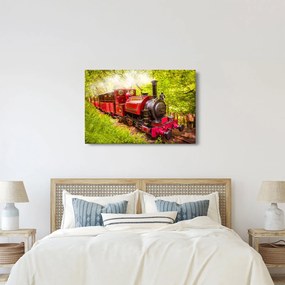 Tablou - Tren cu aburi (90x60 cm)