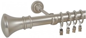 Galerie SIMPLA PRINDERE PERETE 25 MM -LUXOR- CROM MAT (Alege marime: 280 cm)