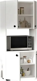 Dulap din pal, Beny Homs, alb, 160 x 60 x 31.4 cm