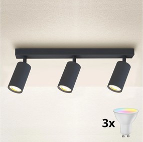Brilagi - Spot LED dimerizabil SELE, 3x GU10, 6W, 230V, antracit