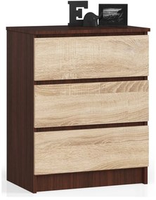Comodă Kalista II (wenge + stejar sonoma). 1069044