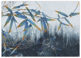 Tablou - Bambus pe perete (70x50 cm)