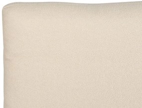 Pat matrimonial 140 cm Mellody (bej) (cu somieră). 1081347
