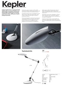 Redo 01-1036 - Lampă de masă LED KEPLER VEIOZA LED/6.5W/230V