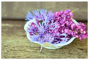 Tablou cu decorațiune din lavanda (90x60 cm)