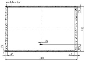 Oglinda Fluminia, Rodin 120, dreptunghiulara, cu LED, 3 culori, dezaburire, 120 cm