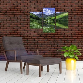 Tablou - Peisaj cu un lac (90x60 cm)