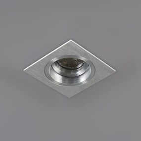 Set de 6 spoturi încastrate pătrate din aluminiu reglabile - Chuck