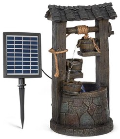 Blumfeldt Speyer fântână de grădină cu cascadă, 4 trepte, acumulator 2,8W, LED solar