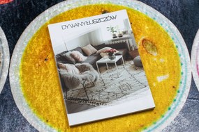 ANDRE 33290 covor lavabil Sosuri bucatarie anti-alunecare - gri / galben