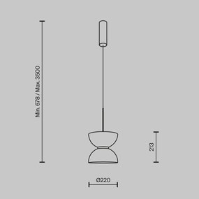 Lustra/Pendul LED design modern decorativ Kyoto
