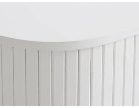 Comodă TV albă 120x56x40 cm Nola – Unique Furniture