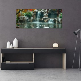 Tablou - iaz asiatic (120x50 cm)