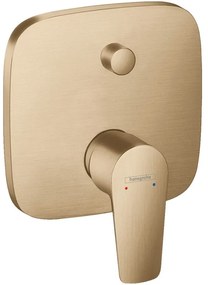 Baterie cada, incastrata, bronz periat Bronz periat