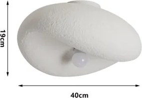 BRILAGI - Plafonieră WABI SABI 1xE27/60W/230V Ø 40 cm albă