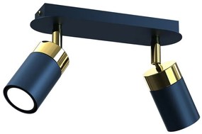 Spot JOKER 2x GU10/25W/230V, albastru/auriu