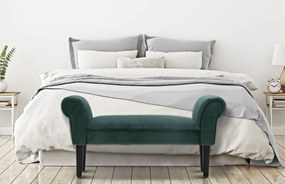 Mauro Ferretti Banca de catifea crem CM 102X31X51