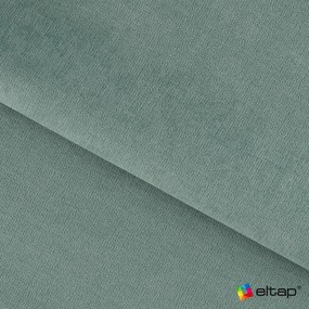 Canapea verde extensibilă/cu spațiu de depozitare cu tapițerie din chenille 155 cm Laine – ELTAP